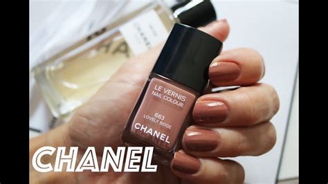 le vernis chanel 2020|Chanel lovely beige nail polish.